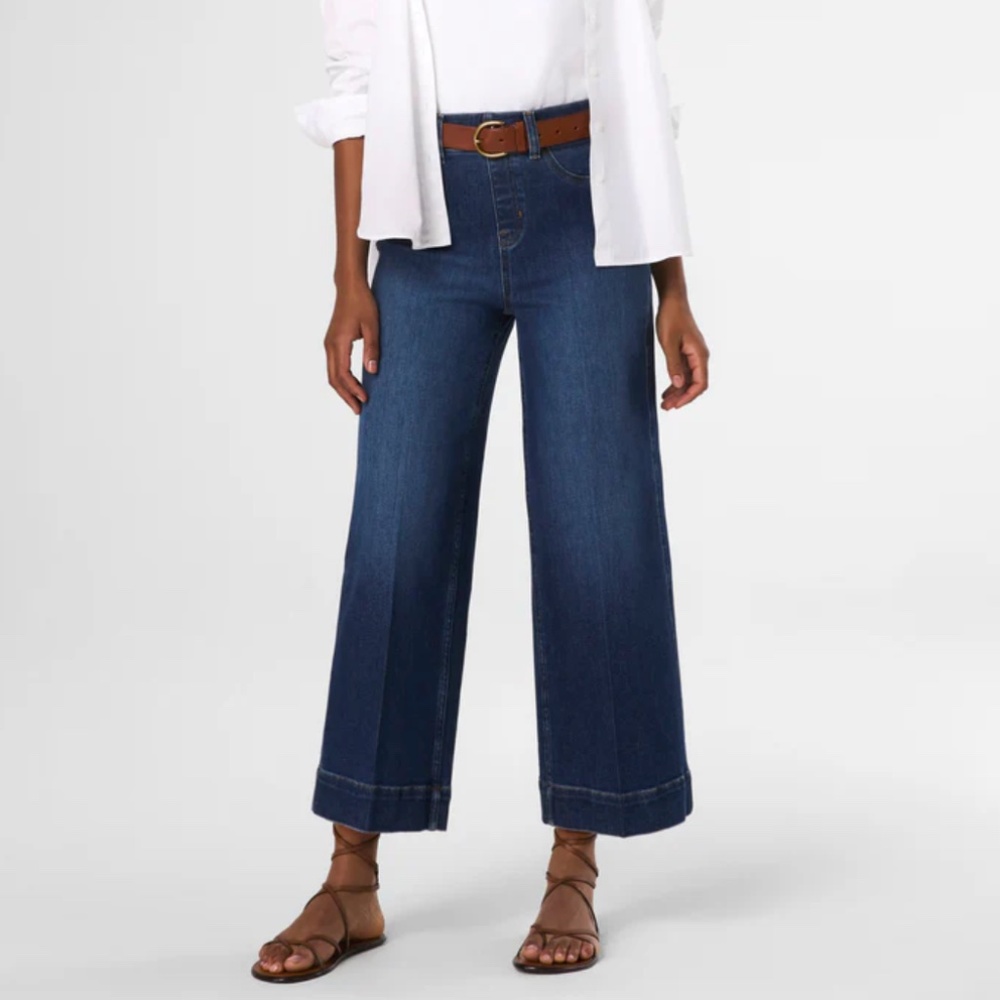 SPANX Cropped Wide Leg Jean